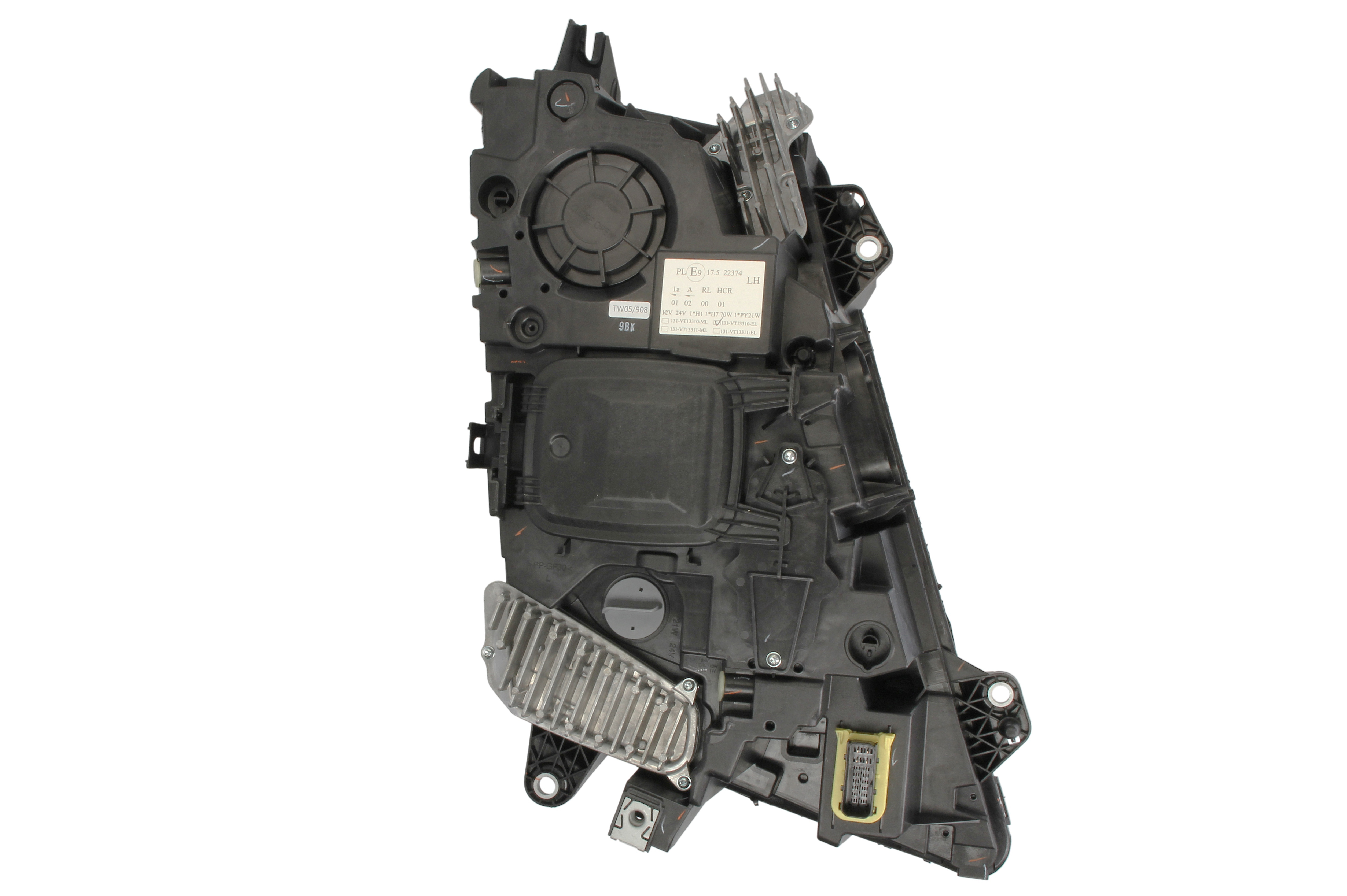Фара лів (H1/H7/LED/PY21W, електричн, з мотором, колір відбивача: срібн) VOLVO FH II, FH16 II 01.12- фото 2