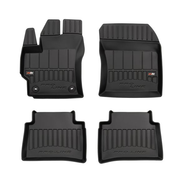 Set 5 covorase auto SUZUKI SWACE (AMZ_) din 2004-2012, cu covoras tunel median, cauciuc, 4x Stickere auto cu SUZUKI