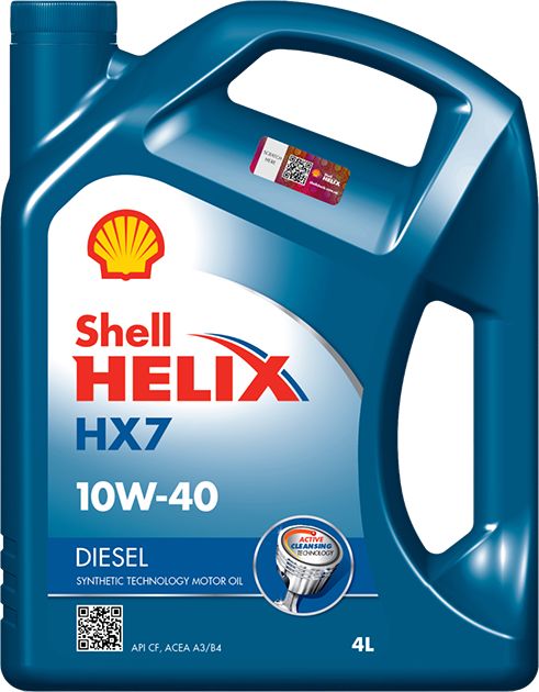 Моторна олива Helix (4L) 10W40 ,API CF, MB 229.3, RENAULT RN 0710, VW 505.00