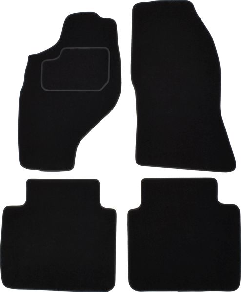 Koberce textilní, Nissan Terrano II (SUV) 10.1992-09.2007, černá, 4 ks