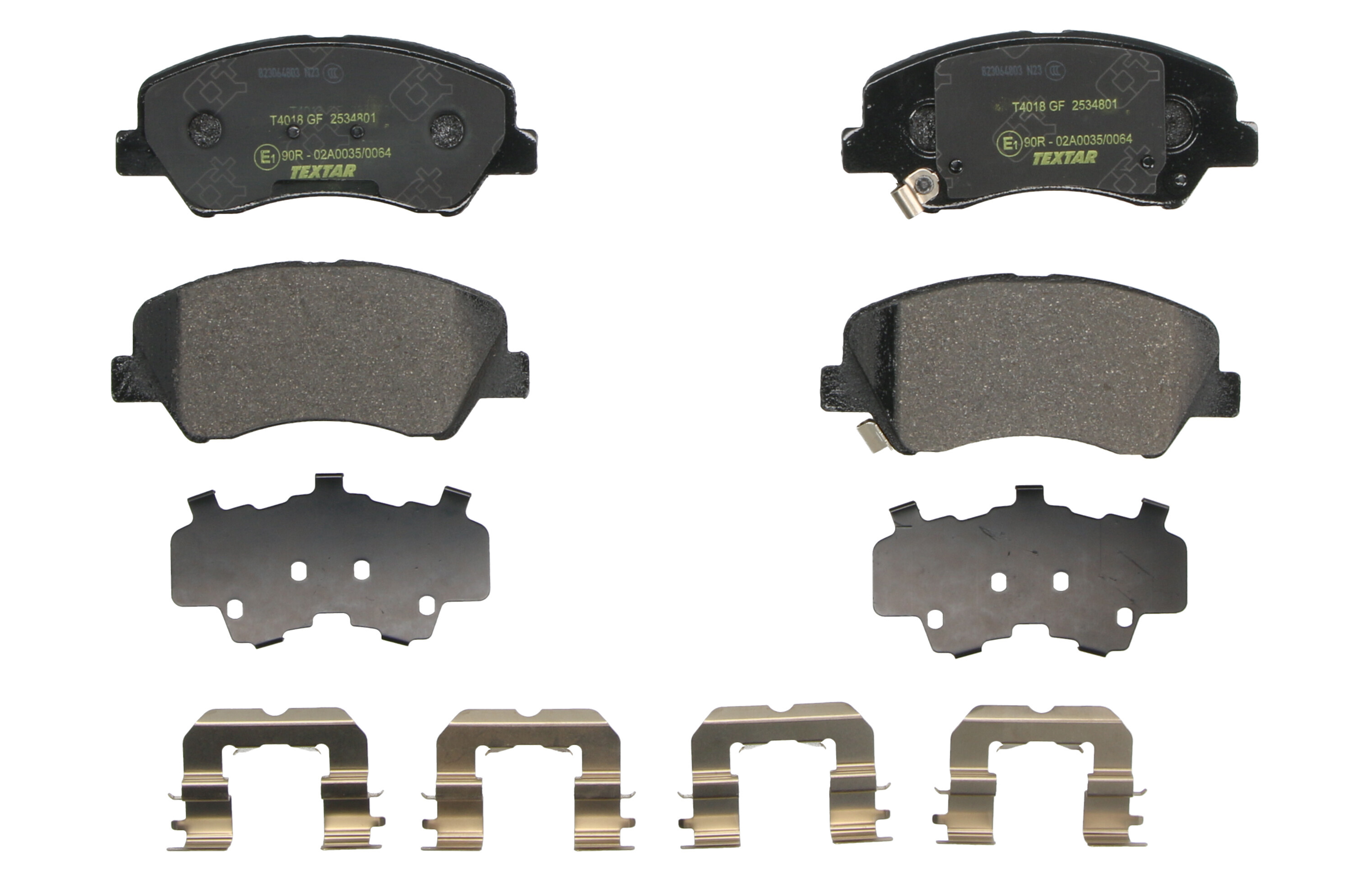 Комплект гальмівних колодок передн , GEELY EMGRAND, HYUNDAI ACCENT IV, ACCENT V, I20 ACTIVE, I20 II, I20 III, SOLARIS, KIA RIO III, RIO IV, STONIC 1.0-1.8ALK 11.10-
