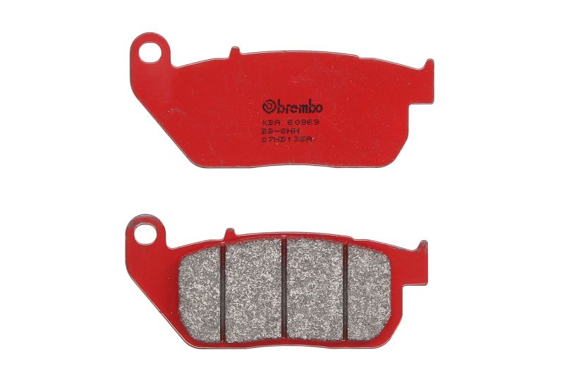 Levně BREMBO sada brzdových destiček, kotoučová brzda HARLEY DAVIDSON XL 883 (SPORTSTER), 1200C (SP.CUST.), 883C (CUSTOM), 1200R (SP.ROADST.), 1200L