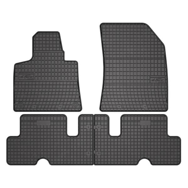 Set Covorase Auto Si Tavita Portbagaj CITROEN C4 GRAND PICASSO II (DA_, DE_) din 2013-2018, Cauciuc, Protectie Porbagaj, 4x Stickere auto cu CITROEN