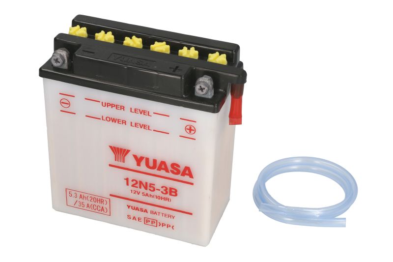 Levně YUASA startovací baterie KAWASAKI AR 125 82-89, SUZUKI DR 650 90-91, GT 250, 125 73-79, RG 250 FC (GAMMA), C (GAMMA) 86-88, SP 600 85, T20 20 SUPERSIX