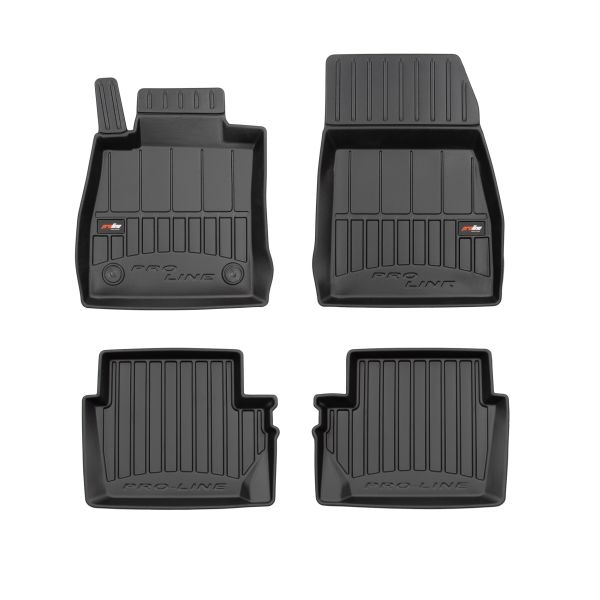 Set Covorase Auto Si Tavita Portbagaj FORD PUMA (J2K, CF7) din 2019-2021, Cauciuc, Protectie Porbagaj, 4x Stickere auto cu FORD