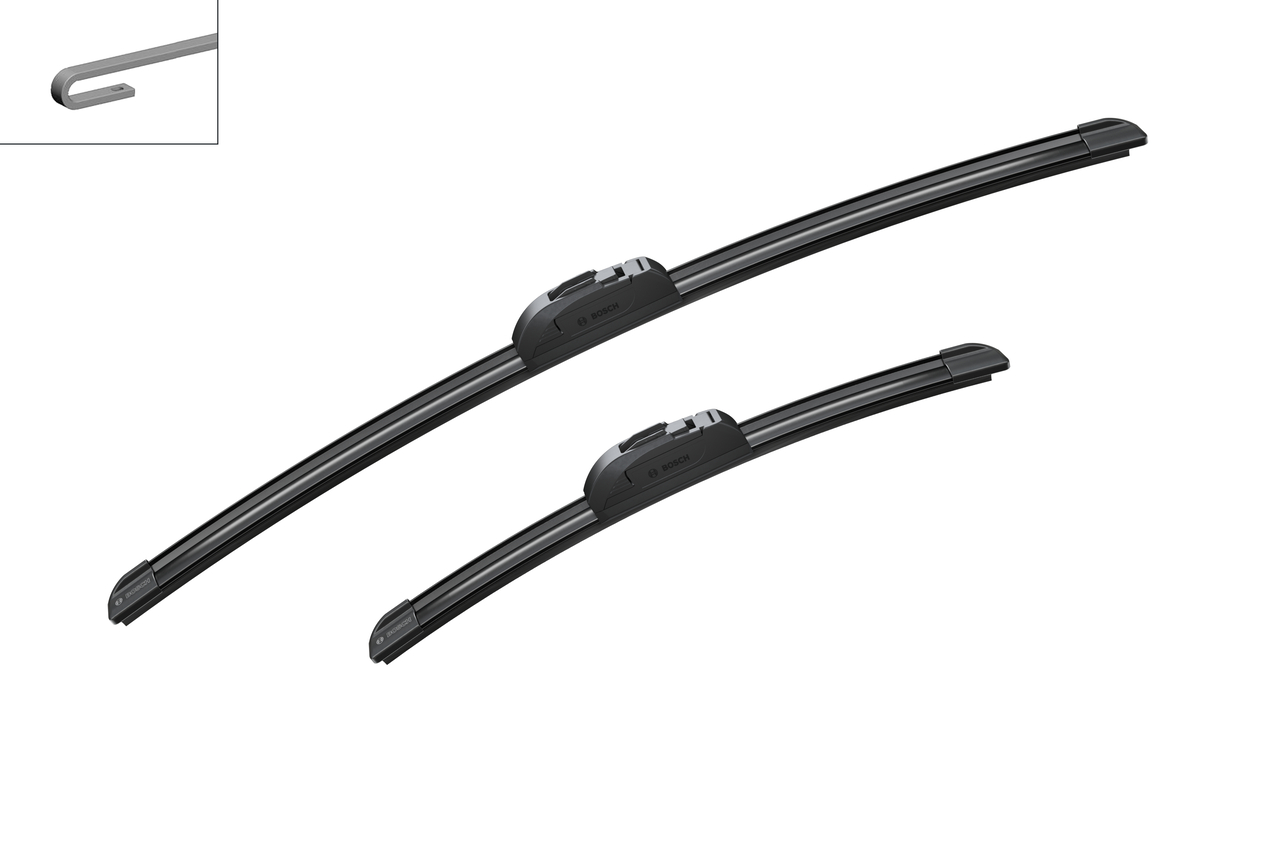 Set 3 stergatoare CHEVROLET MATIZ (M200, M250) din 2005-2013, Bosch Aerotwin Retrofit, din cauciuc siliconat rezistent