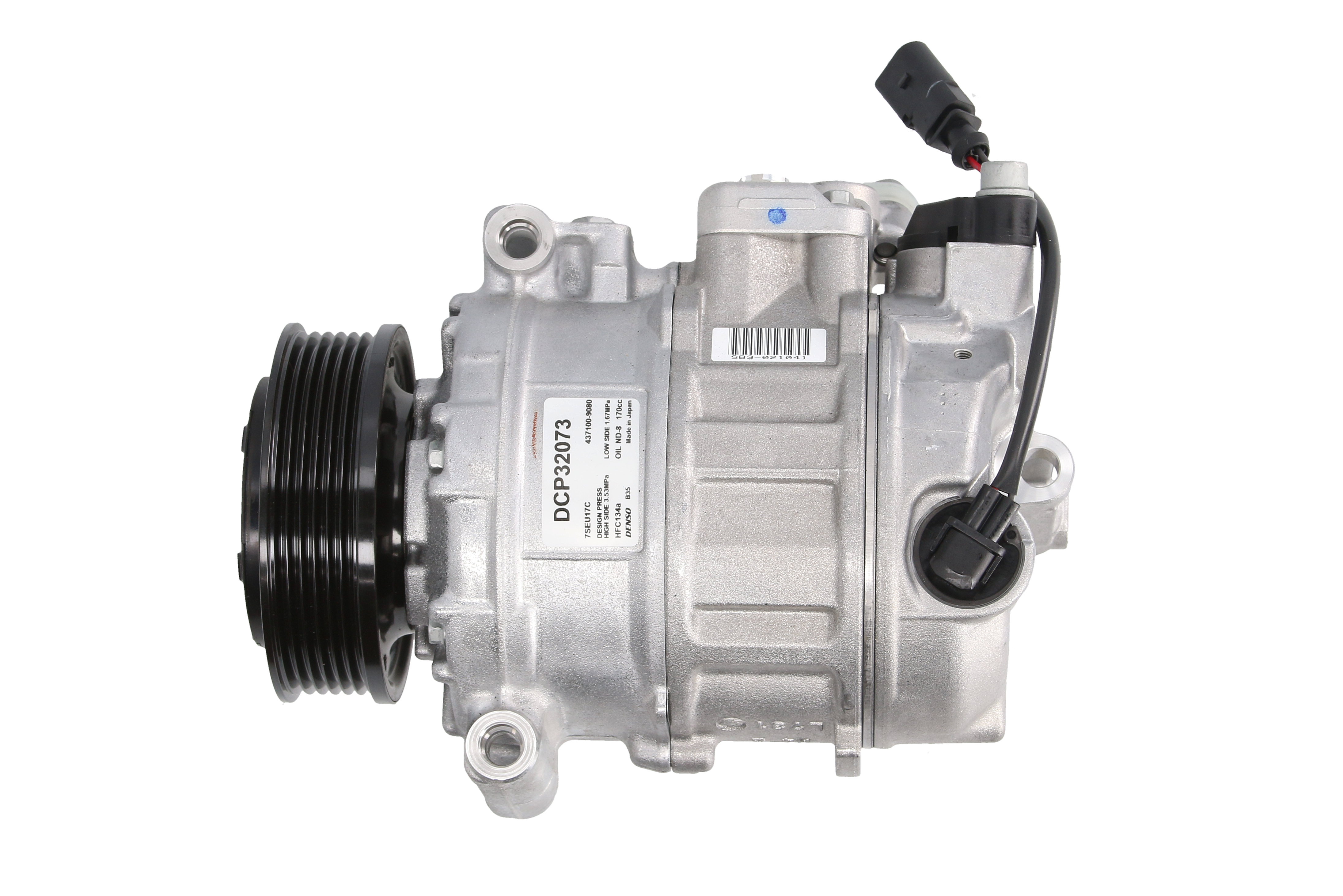 Компресор кондиціонера VW MULTIVAN VI (SGF, SGM, SGN, SHM, SHN), TRANSPORTER 15- DENSO (DCP32073) Denso фото 3