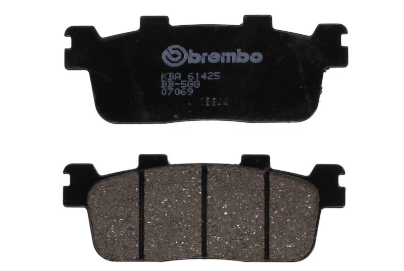 BREMBO sada brzdových destiček, kotoučová brzda KYMCO GRAND 125, 300I 12-14, K-XCTI 125, 300, 300 (ABS) 12-15, PEOPLE 300S I, 200S, 200S I, 125S, 250S 05-10, X-TOWN 300 ABS 16-18, XCITING 300RI, 250 04-14, PEUGEOT XP 400 23 (MT07069)