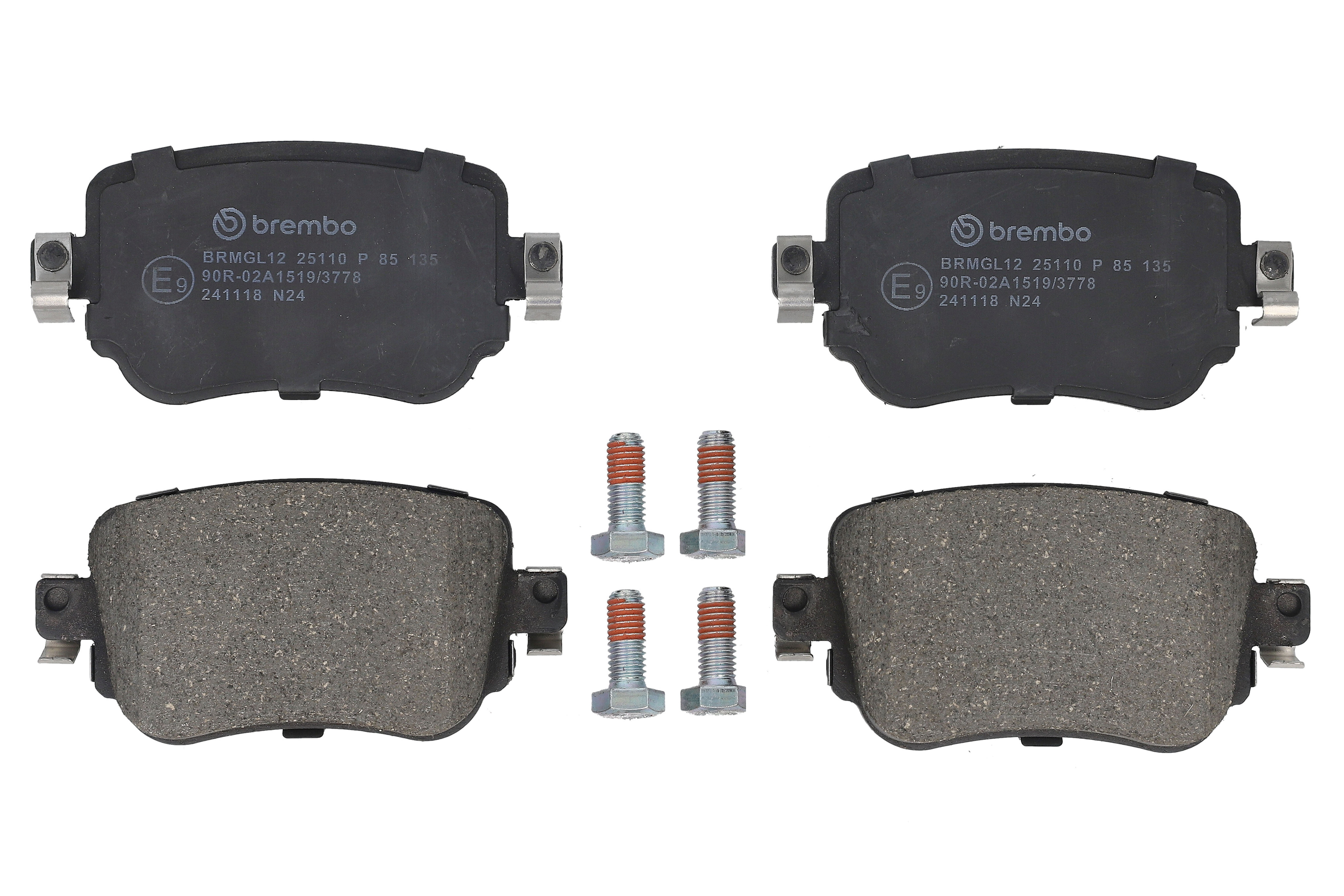 Колодки гальмівні дискові SKODA OCTAVIA III COMBI (5E5, 5E6) 1.4 2012.11-2020.10 BREMBO (P85135) BREMBO фото 3