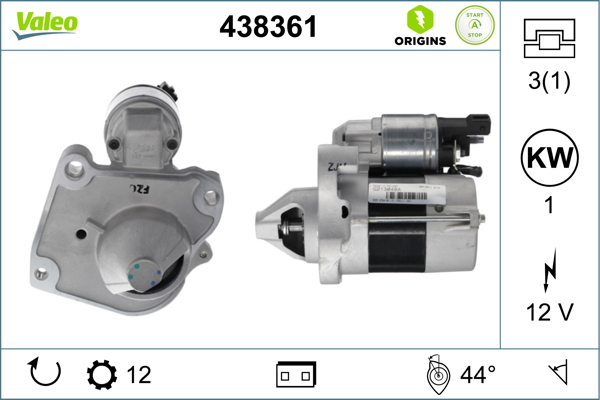 Anlaser starter za vozilo CITROEN C3 AIRCROSS 1