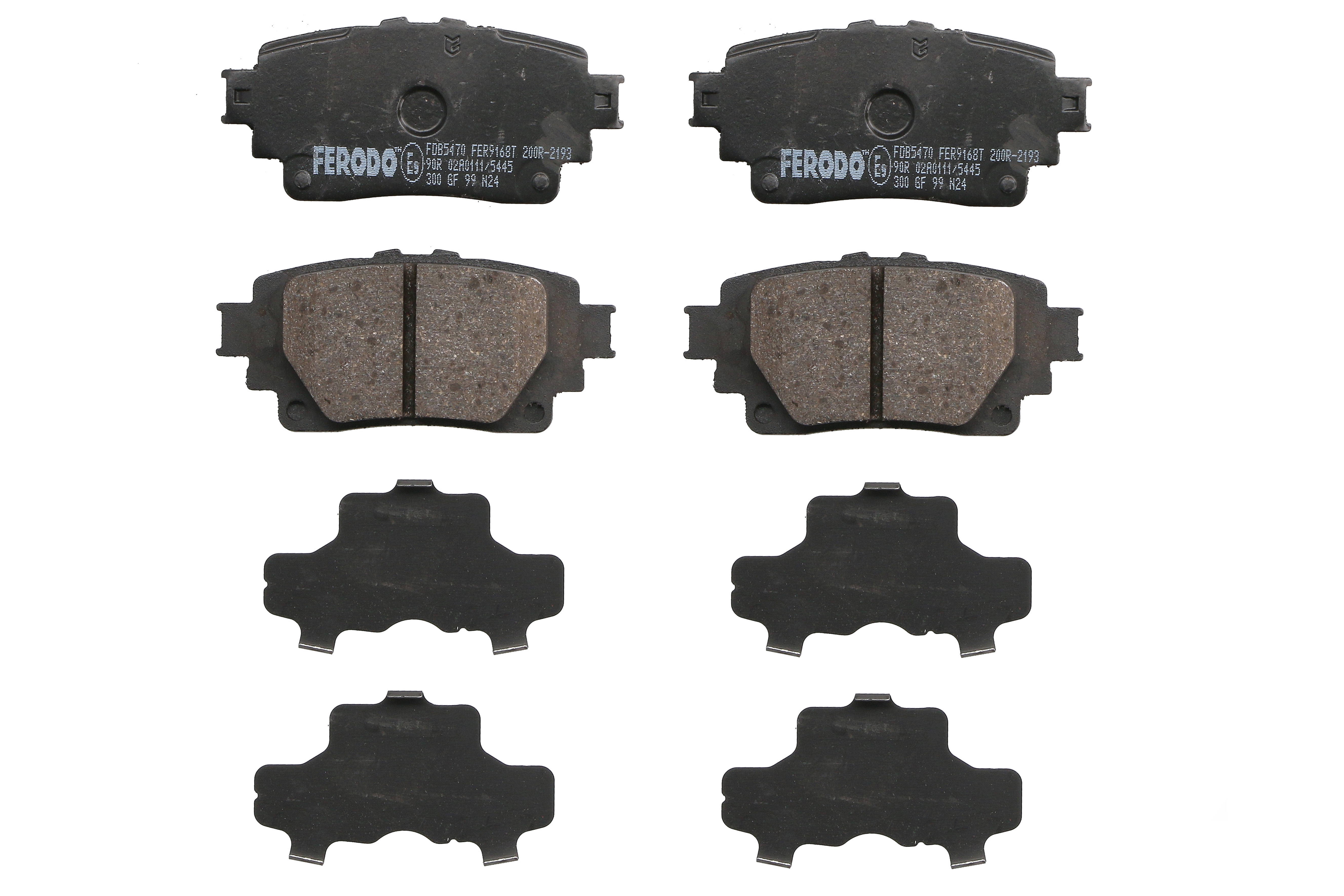 Комплект гальмівних колодок задн , TOYOTA BZ4X, HIGHLANDER, RAV 4 V, YARIS CROSS 1.5-Electric 12.18-