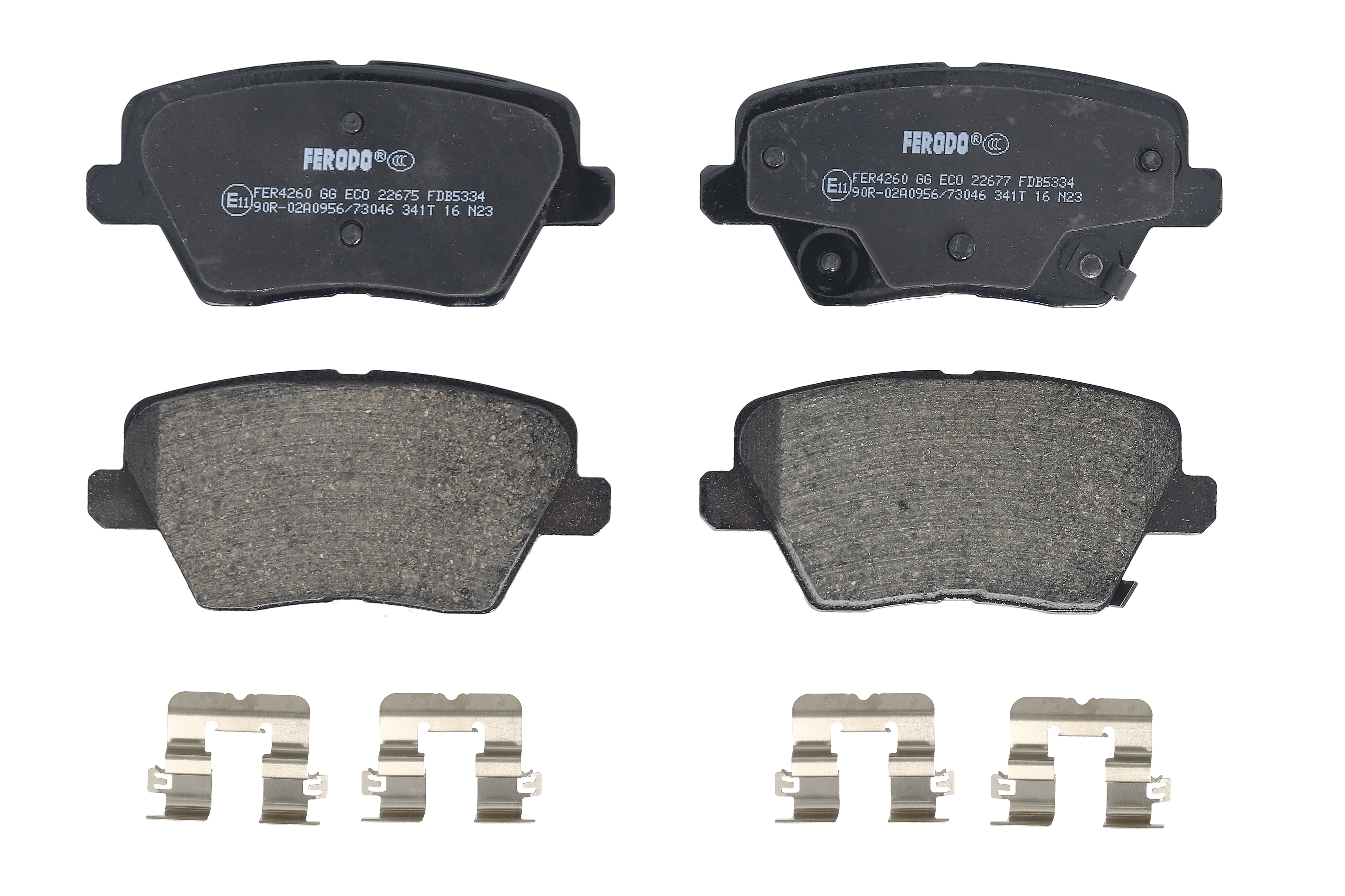 Комплект гальмівних колодок задн , HYUNDAI I30, KIA CEED, PROCEED, XCEED 1.0-1.6DH 11.16-