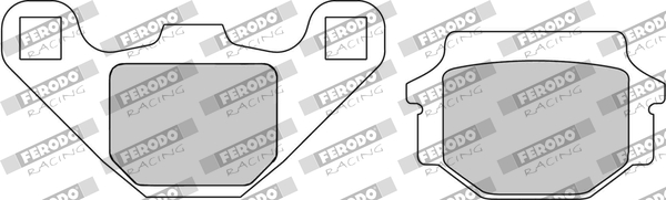 FERODO sada brzdových destiček, kotoučová brzda APRILIA TUAREG 600 (WIND) 89-91, BUELL M2 1200 (CYCLONE) 97, S1 1200 (LIGHTNING) 96-97, S3 1200 (THUNDERBOLT) 97, GAS GAS ENDUCROSS 125 TT 94-98, HUSQVARNA CR 125, 250 93-95, TE 350, 510 (CENTENNIAL), 510 93