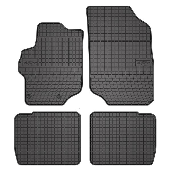 Set 5 covorase auto CITROEN C-ELYSEE (DD_) din 2020-2023, cu covoras tunel median, cauciuc, 4x Stickere auto cu CITROEN