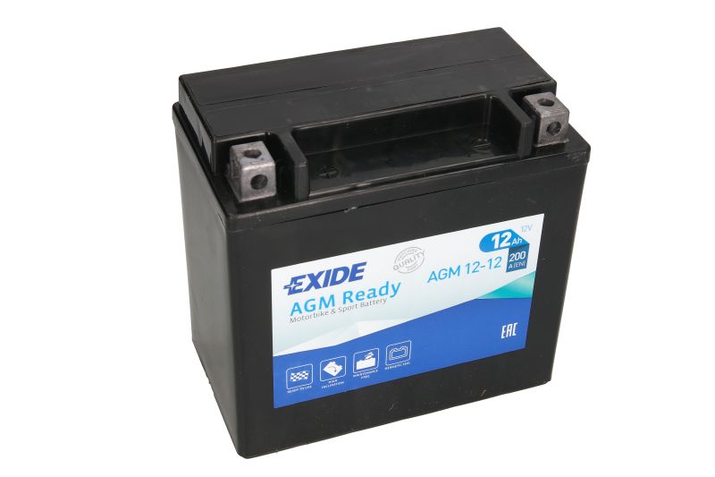EXIDE startovací baterie APRILIA ETV 1000 (CAPO NORD), ABS (CAPO NORD) RAID, ABS (CAPO NORD) G-KAT, (CAPO NORD) RAID 01-10, ETX 350 85-00, NA 850 (MANA) GT ABS, (MANA) ABS, (MANA) 08-13, RSV 1000 98-00, SL 750 ABS GT (SHIVER), 750 (SHIVER), 1000 (FALCO), 