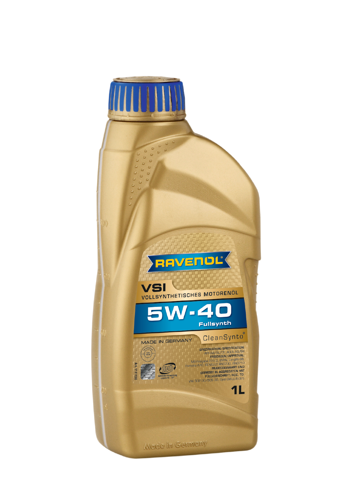 Моторна олива Cleansynto (1L) 5W40 ,API CF, SN+, SP, BMW LL-01, CHRYSLER MS-10850, CHRYSLER MS-10896, CITROEN B71 2296, FIAT 9.55535 H2, GM LL-B-025, MB 226.5, MB 229.3, OPEL LL-B-025, PEUGEOT B71 229 фото 5