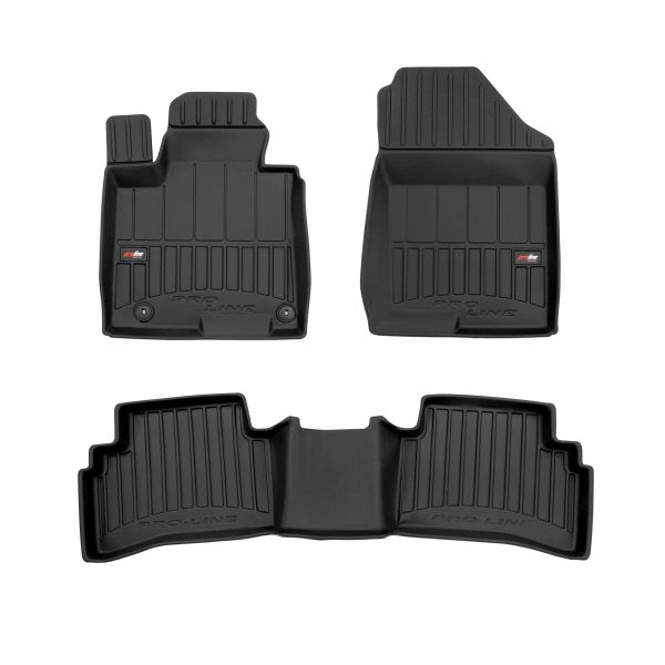 Set Covorase Auto Si Tavita Portbagaj HYUNDAI TUCSON (NX4E, NX4A) din 2020-2024, Cauciuc, Protectie Porbagaj, 4x Stickere auto cu HYUNDAI