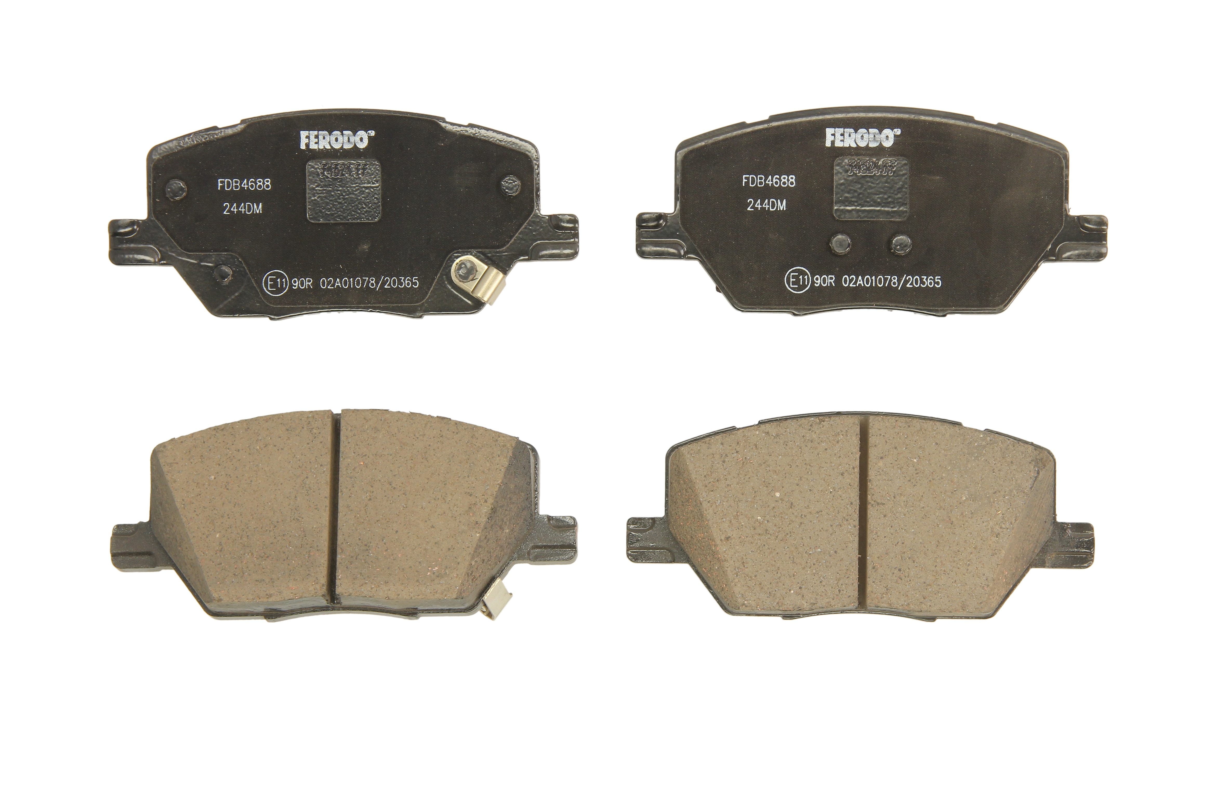 Комплект гальмівних колодок передн , ALFA ROMEO TONALE, FIAT 500X, JEEP COMPASS, RENEGADE 1.0-2.4 07.14-