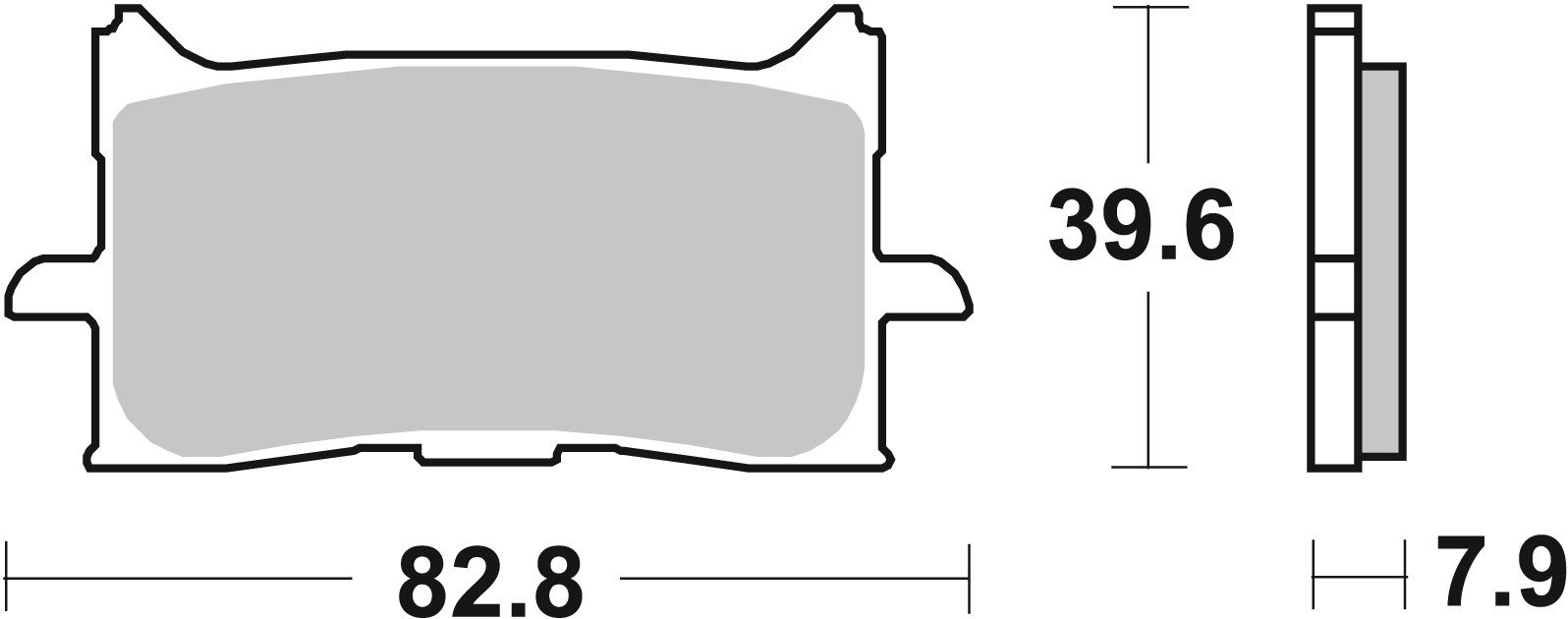 BREMBO sada brzdových destiček, kotoučová brzda HONDA CRF 1000 L AFRICA TWIN 15-21, NT 1100 22, X-ADV 700 17