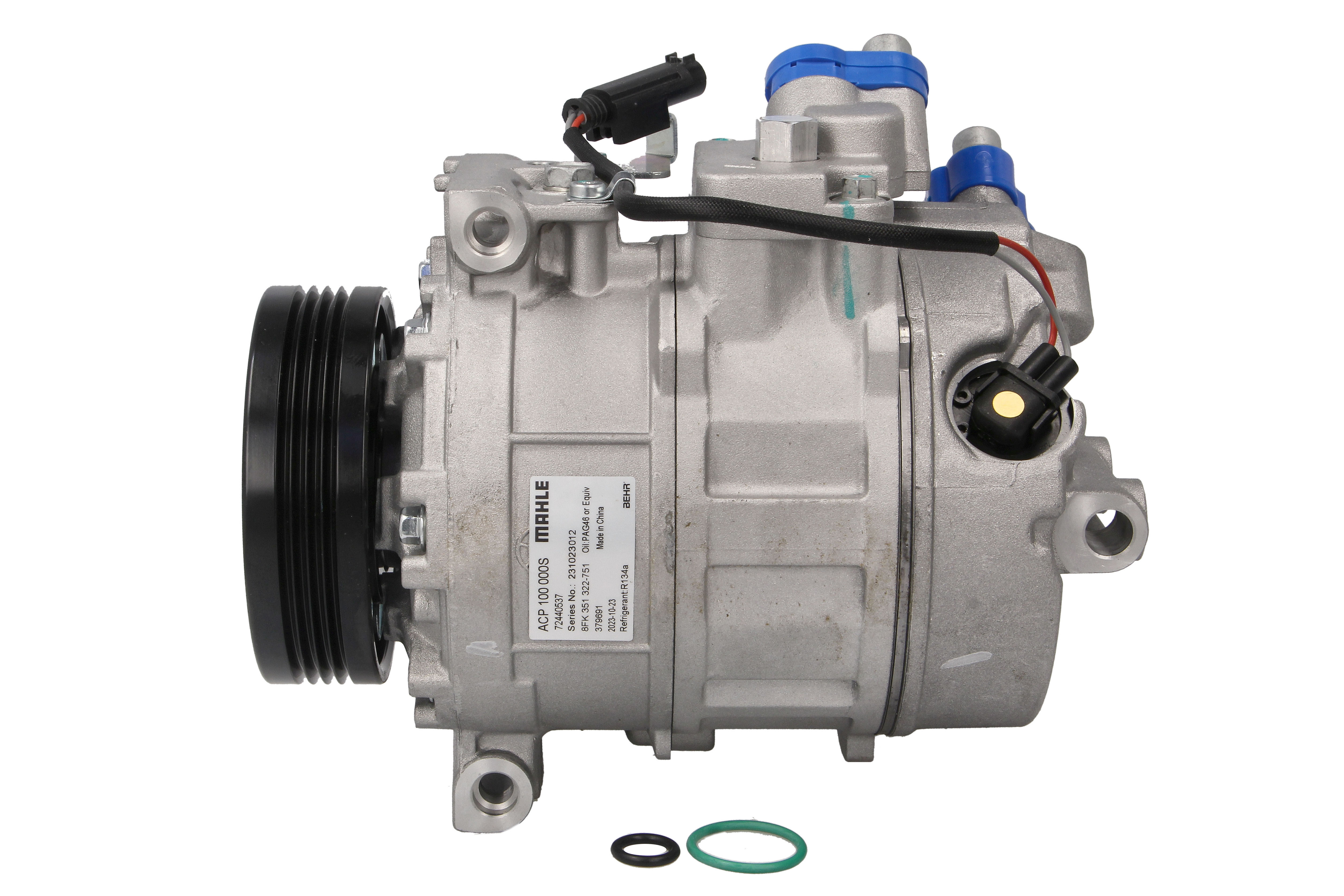 Компресор кондиціонера BMW 5 (E60) 530 D 2001.12 - 2010.03 MAHLE (ACP 100 000S) Mahle фото 3