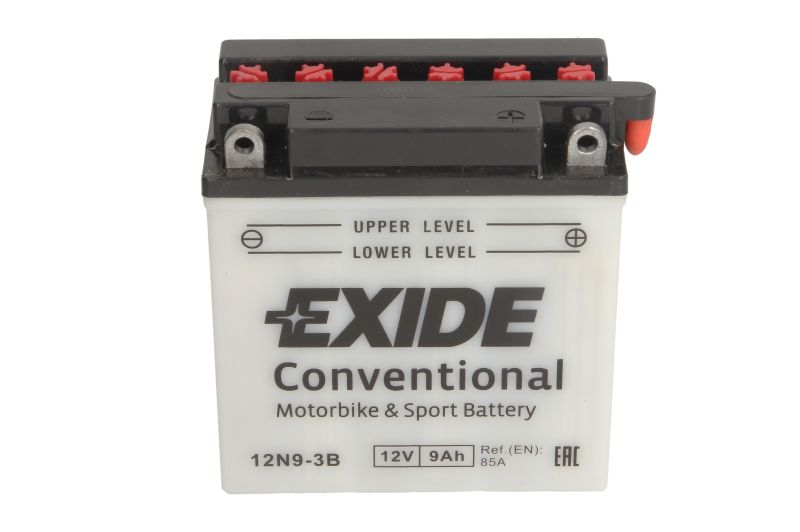 EXIDE startovací baterie HYOSUNG GF 125 98-03, KAWASAKI H1 500 69, KH 500 76 (B00DY53U64, 12N9-3B, 12N9-3B, 4573, YB9L-B EXIDE, 12N9-3B, 12N9-3B)