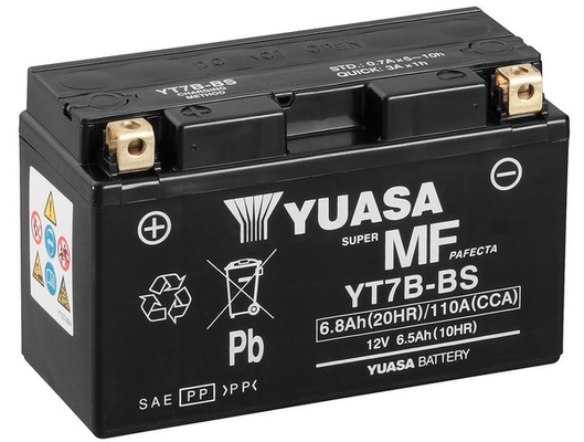 YUASA startovací baterie BETA ALP 350 (4.0) 04-09, M4 350 04-09, CAN-AM DS 450 08-15, DUCATI PANIGALE 1199S, 1103 V4S CORSE, 1103 V4S, 1199, 1199R, 899, 1299, 959, 1199 (TRICO.), 1199S (TRICO.), 1199S ABS 12-21, KAWASAKI KLX 400 R 03-04, KYMCO QUANNON 125