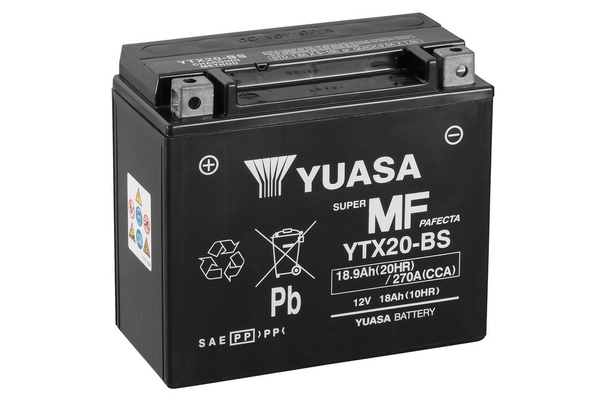 YUASA startovací baterie CAN-AM RENEGADE 570 EFI, 500 08-17, HARLEY DAVIDSON FXST 1340 (SOFTAIL) 84-90, HONDA VF 1100 C (MAGNA) 83-86, YAMAHA YFM 660F (GRIZZLY), 450FG (GRIZZLY), 700 (GRIZZLY), 450FGP (GRIZZLY EPS), 450FX (WOLVERINE) 02-17 (B0039EMR3M, YT