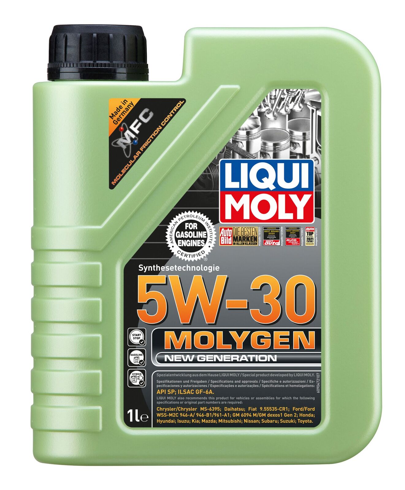 Моторна олива (1L) , DEXOS1 GEN3, FIAT 9.55535 CR1, FORD M2C946 A, FORD M2C946 B1, FORD M2C961 A1, GM 6094M