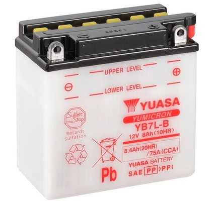 YUASA startovací baterie HARLEY DAVIDSON SS 175, 250, 125 74-78, SX 250, 175, 125 74-78, SXT 125 75-78, TX 125 73-78, HYOSUNG GA 125 (CRUISE II DE LUXE), (CRUISE I), (CRUISE II CLASSIC), (CRUISE II) 97-01, MBK DOODO 125 01-05, XQ 125 (THUNDER) 00-03, YP 1