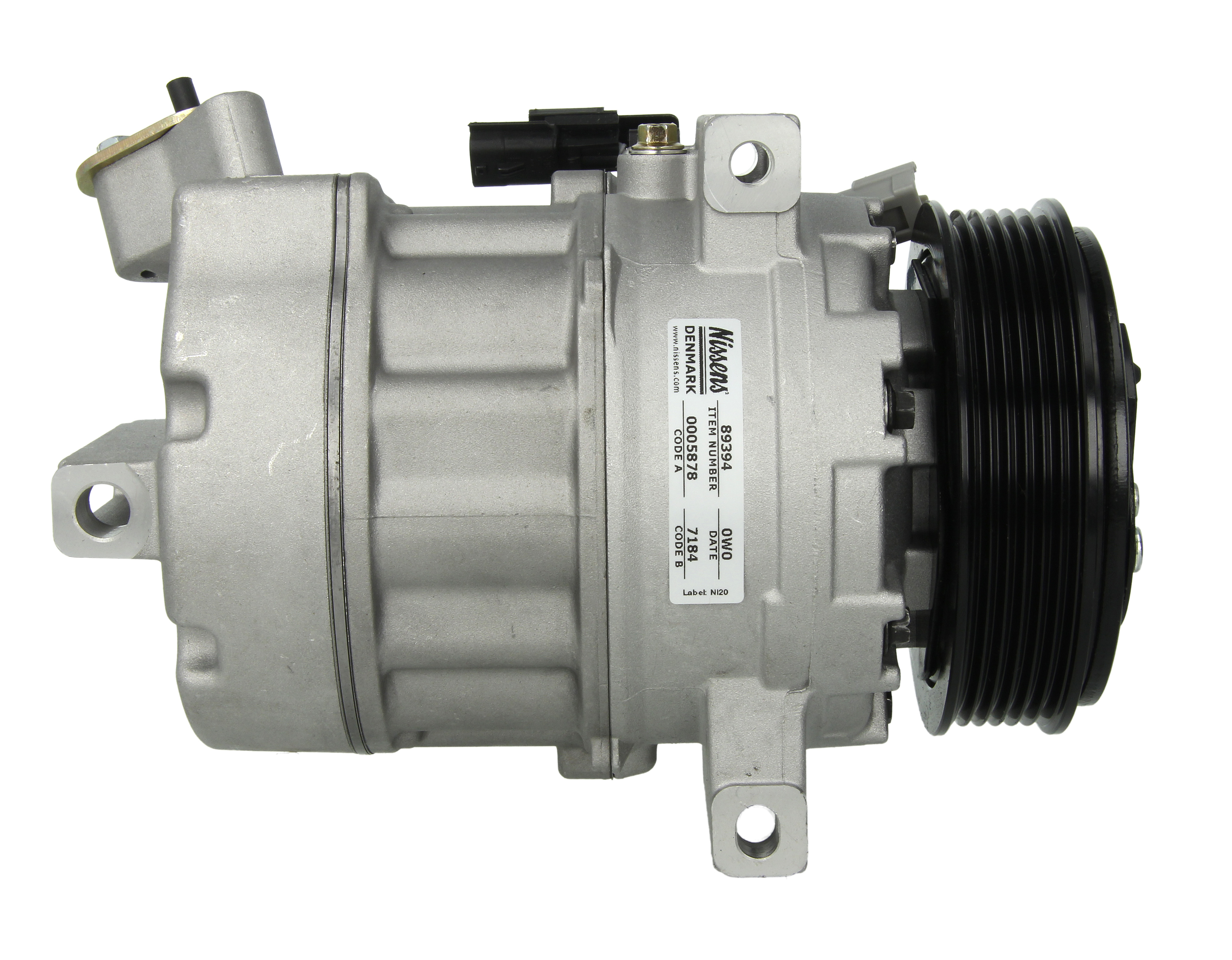 Компресор кондиціонера RENAULT LAGUNA III (07-) 2.0 I 16V NISSENS (89394) Nissens фото 6