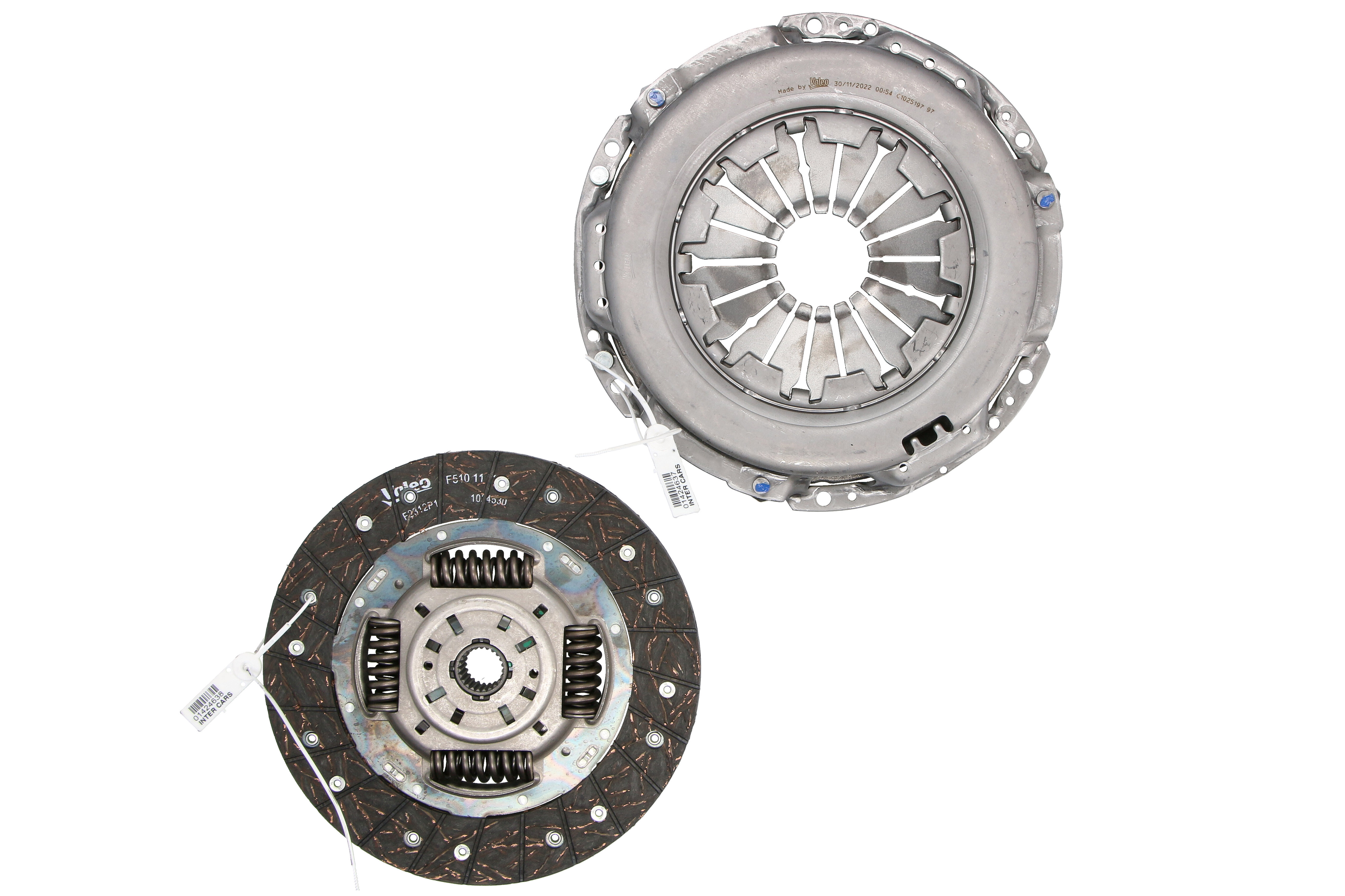 Комплект зчеплення CLUTCH SET (DISC+PRESSURE PLATE) HEC FORD TRANSIT 2.2 DIESEL 4/20 VALEO (828410) Valeo фото 3