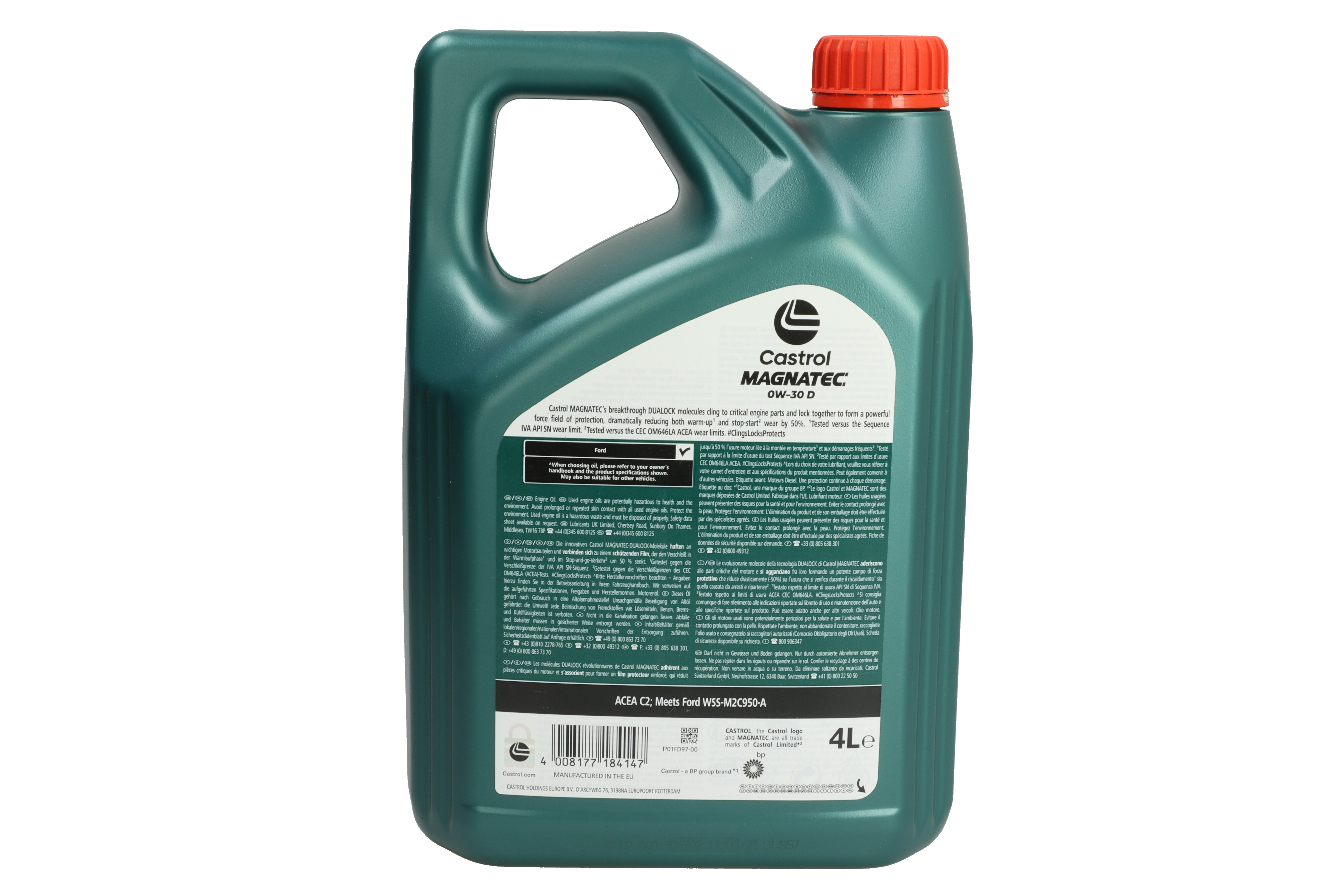 Моторна олива MAGNATEC (1L) 0W30 , FORD M2C950 A фото 5