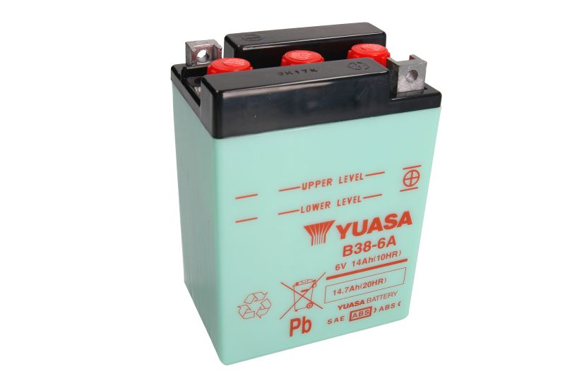YUASA startovací baterie BMW R 50S, 26, 50/2, 60/2, 60 56-60 (B0068OB2Q8, B38-6A, B38-6A, 3R3P -(B38-6A), B38-6A EXIDE)