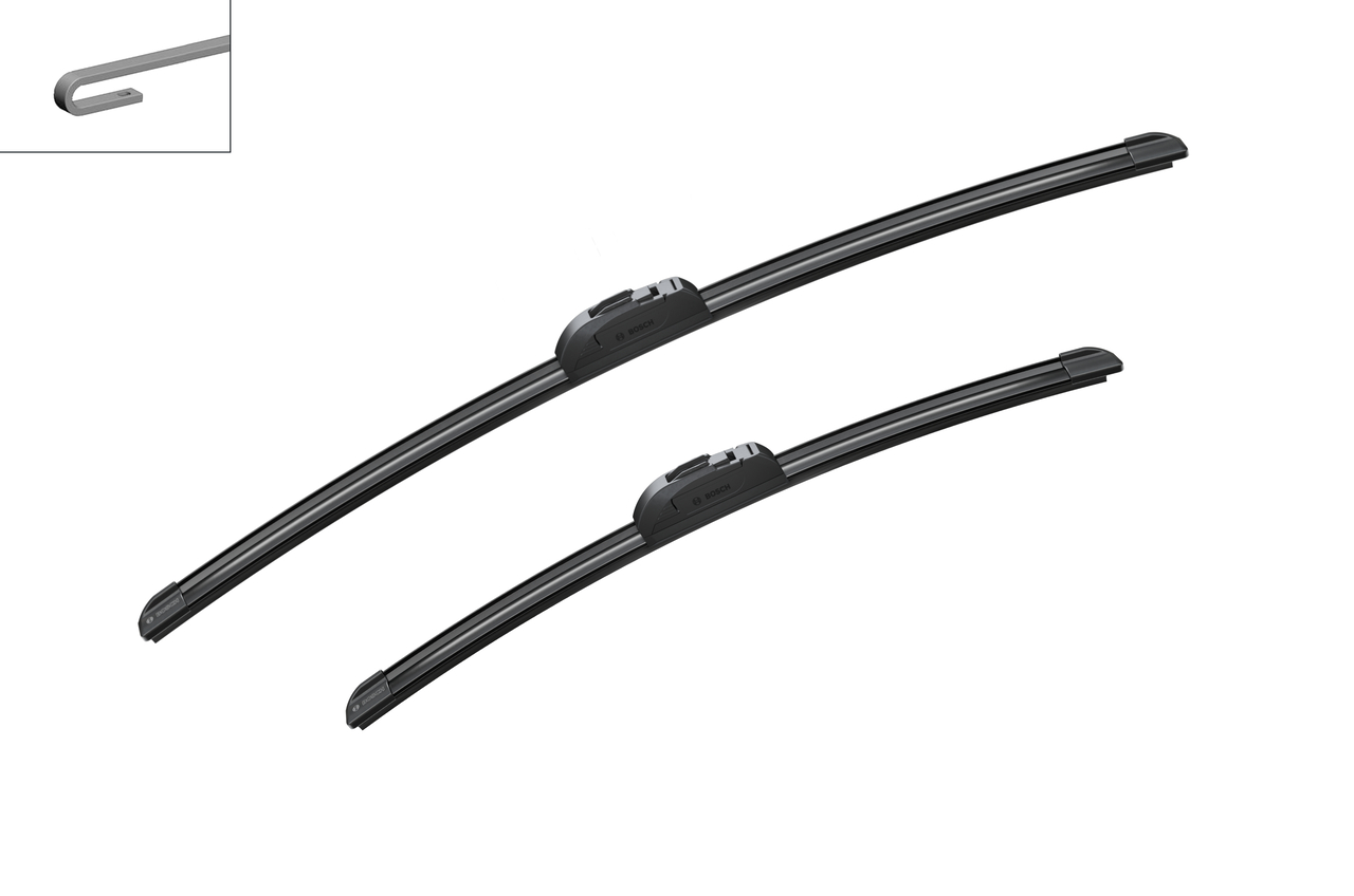 Set stergatoare auto SUBARU FORESTER (SH_) din 2008-2013, Bosch Aerotwin Retrofit, din cauciuc siliconat rezistent