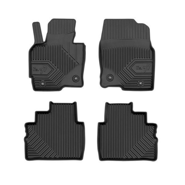 Set Covorase Auto Si Tavita Portbagaj MAZDA CX-5 (KE, GH) din 2011-2017, Cauciuc, Protectie Porbagaj, 4x Stickere auto cu MAZDA