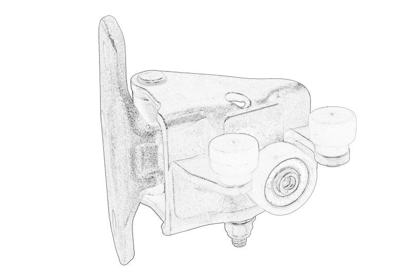 Elemente usa - Ghidaj role usa culisanta Mijloc Dreapta carucior cu usa glisanta centrala potrivit IVECO DAILY VI