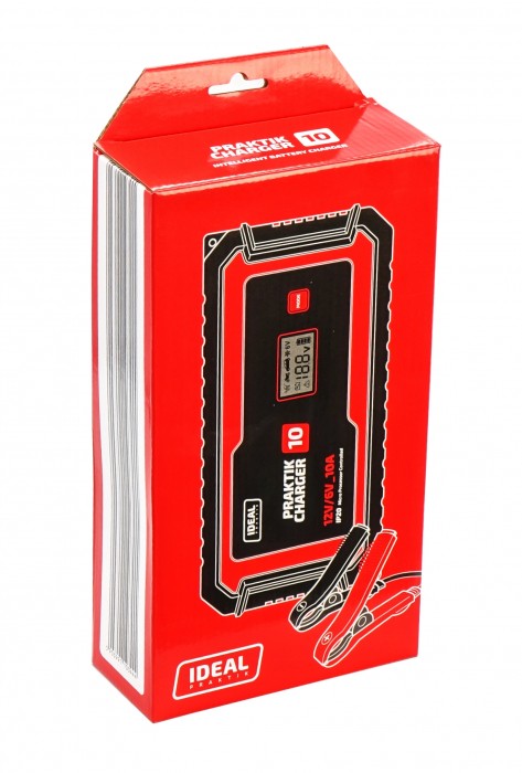 (EN) Battery charger PRAKTIK CHARGER 10 LCD, напруга зарядки: 6/12 В, зарядний струм: 10А, напруга джерела живлення: 230В, тип аккумулятора: AGM/EFB/GEL/MF/WET фото 3