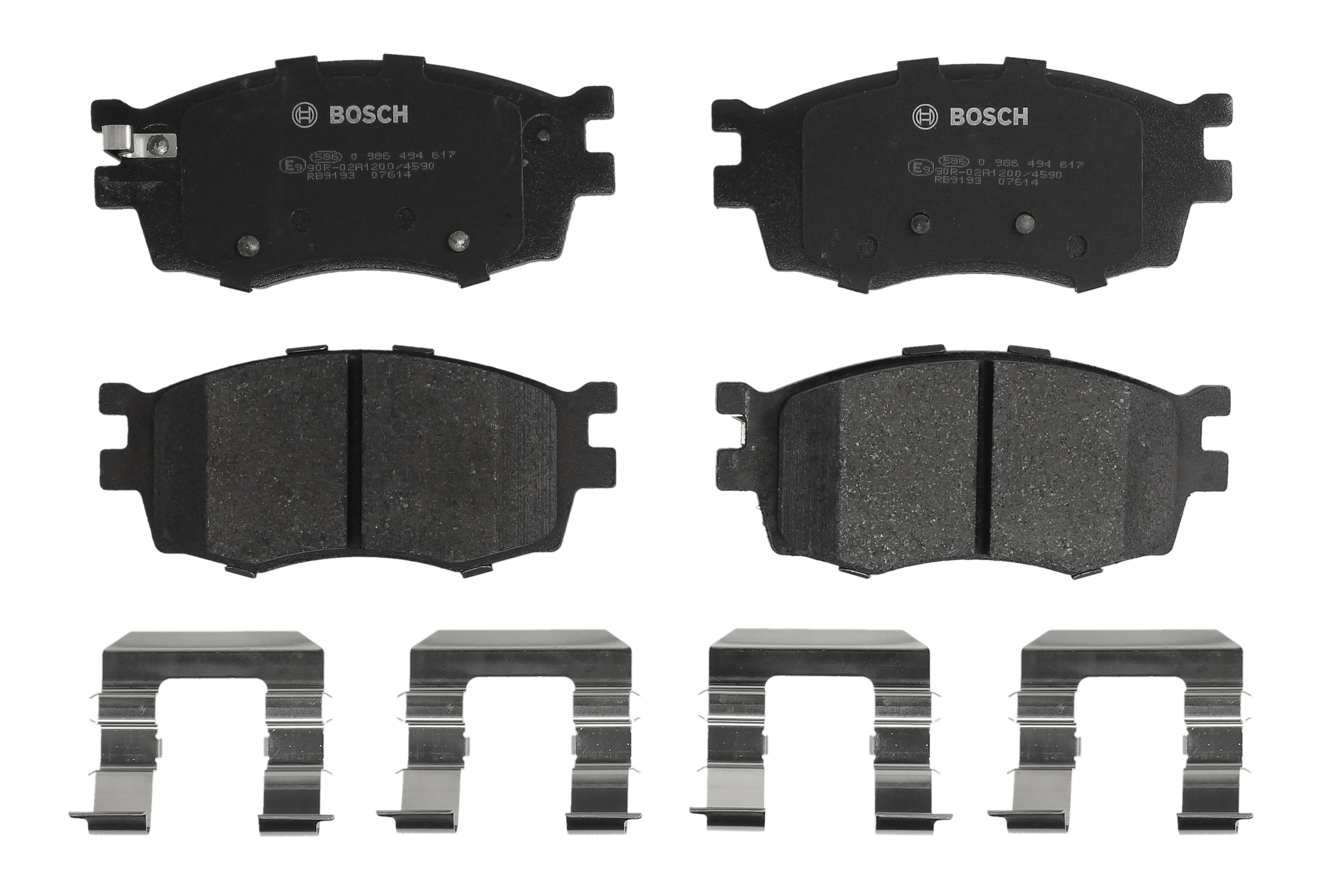 Комплект гальмівних колодок передн , HYUNDAI ACCENT III, I20 I, KIA RIO II 1.1D-1.6D 03.05-12.15