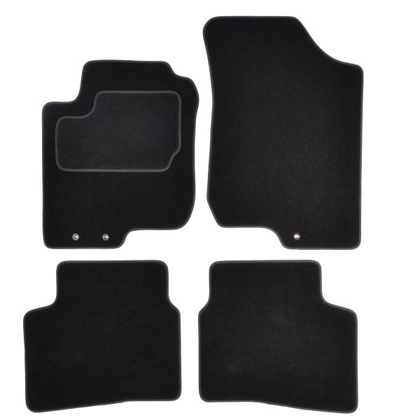 Set Covorase Auto Si Tavita Portbagaj KIA CEE'D SW (ED) din 2007-2012, Cauciuc, Protectie Porbagaj, 4x Stickere auto cu KIA