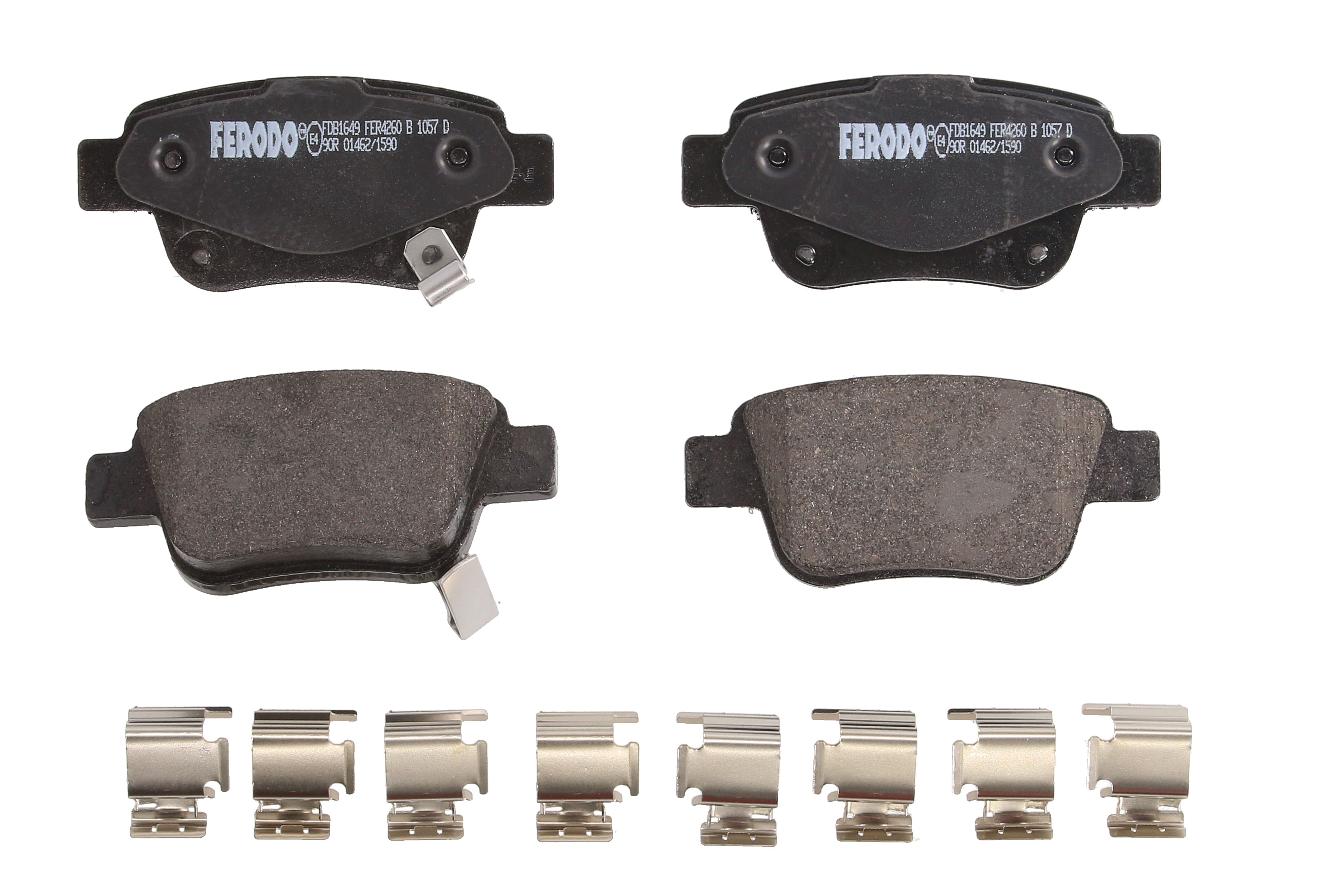 Колодки гальмівні дискові TOYOTA AVENSIS ЛІФТБЕК (_T25_) 1.8 2003.01-2008.11 FERODO (FDB1649) Ferodo фото 3