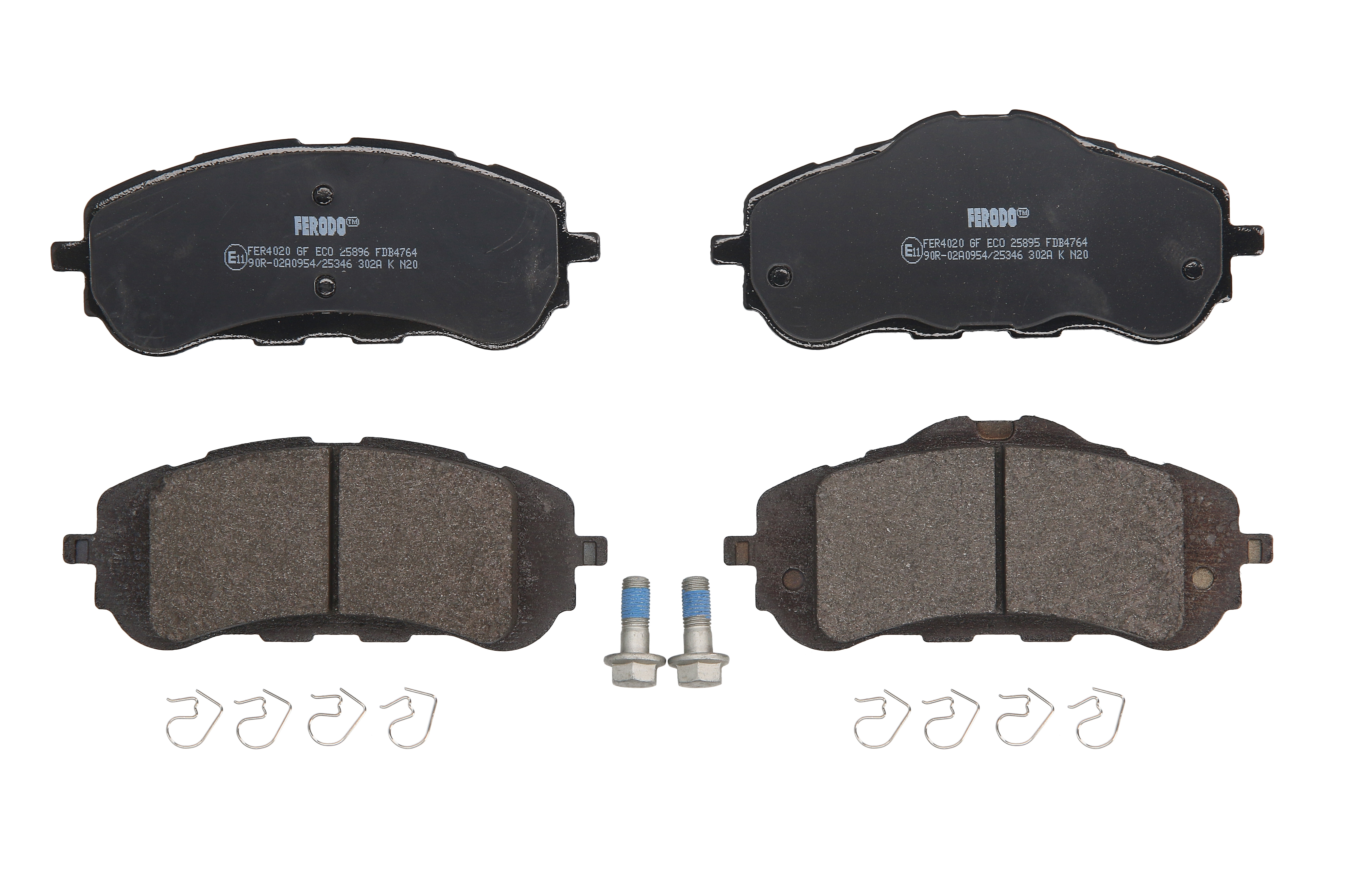 Комплект гальмівних колодок передн , MERCEDES CLS (C218), CITROEN BERLINGO, OPEL ASTRA L, COMBO, PEUGEOT 308, 308 I, 308 II, 308 III, PARTNER, RIFTER 1.2-Electric 01.11-
