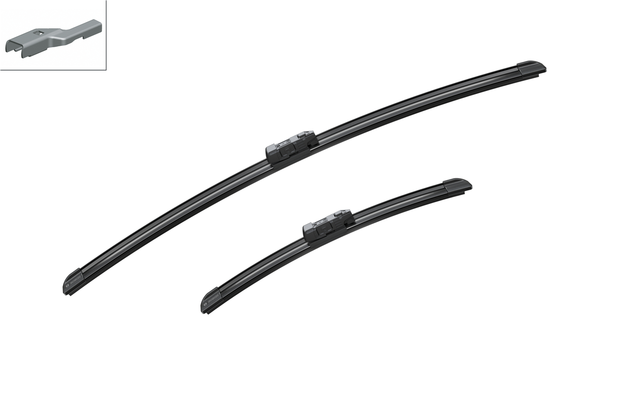 Set stergatoare auto FIAT 500e Convertible (332_) din 2020-2023, Bosch Aerotwin, din cauciuc siliconat rezistent