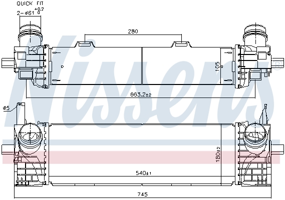 Compresor intercooler potrivit BMW X3 (G01, F97, G08), X4 (G02, F98) 2.0-3.0DH 08.17-