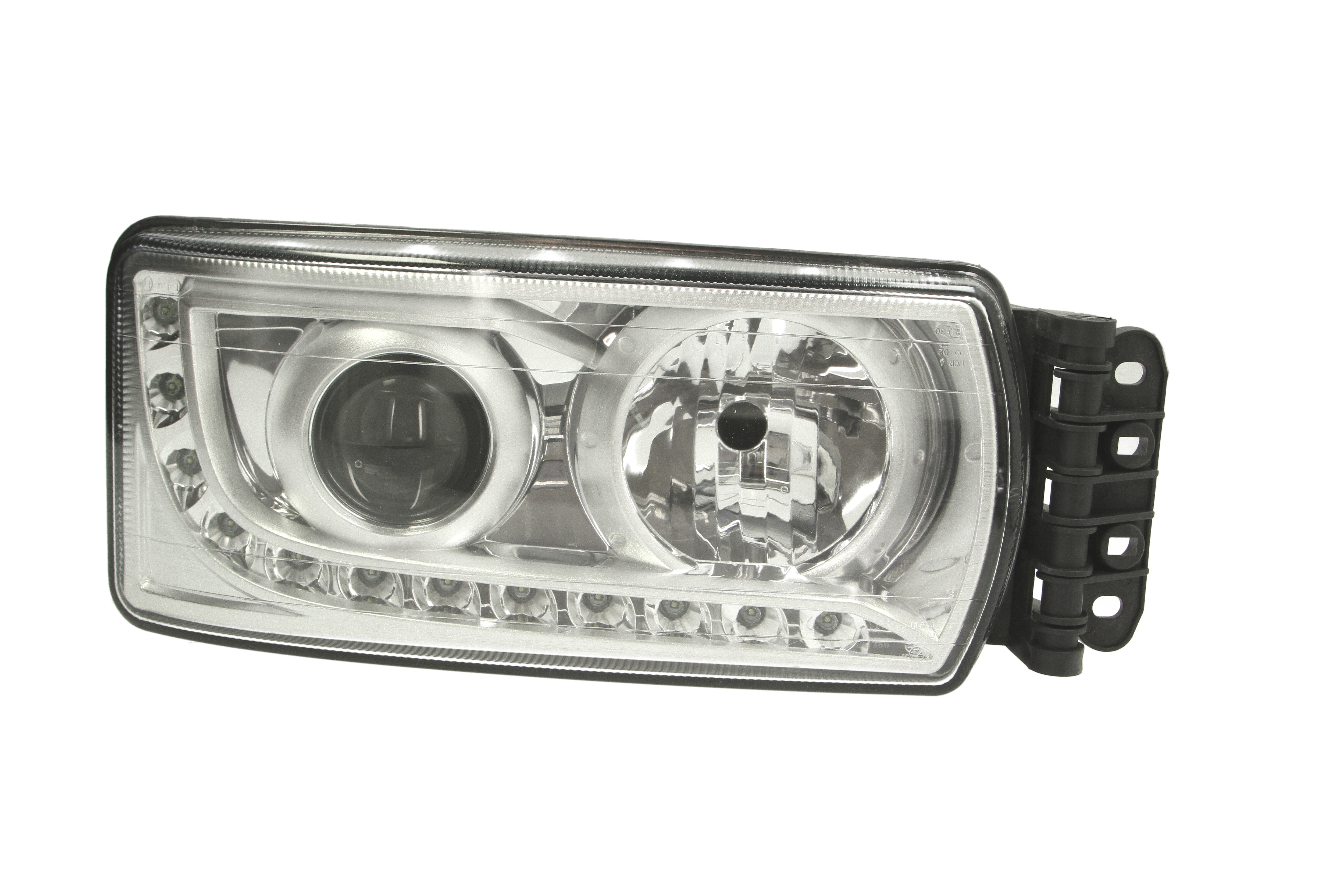 Фара прав (H7/LED, ручн, з контролером ECU, колір відбивача: хром) IVECO EUROCARGO IV, EUROCARGO V, STRALIS I, STRALIS II 02.02-