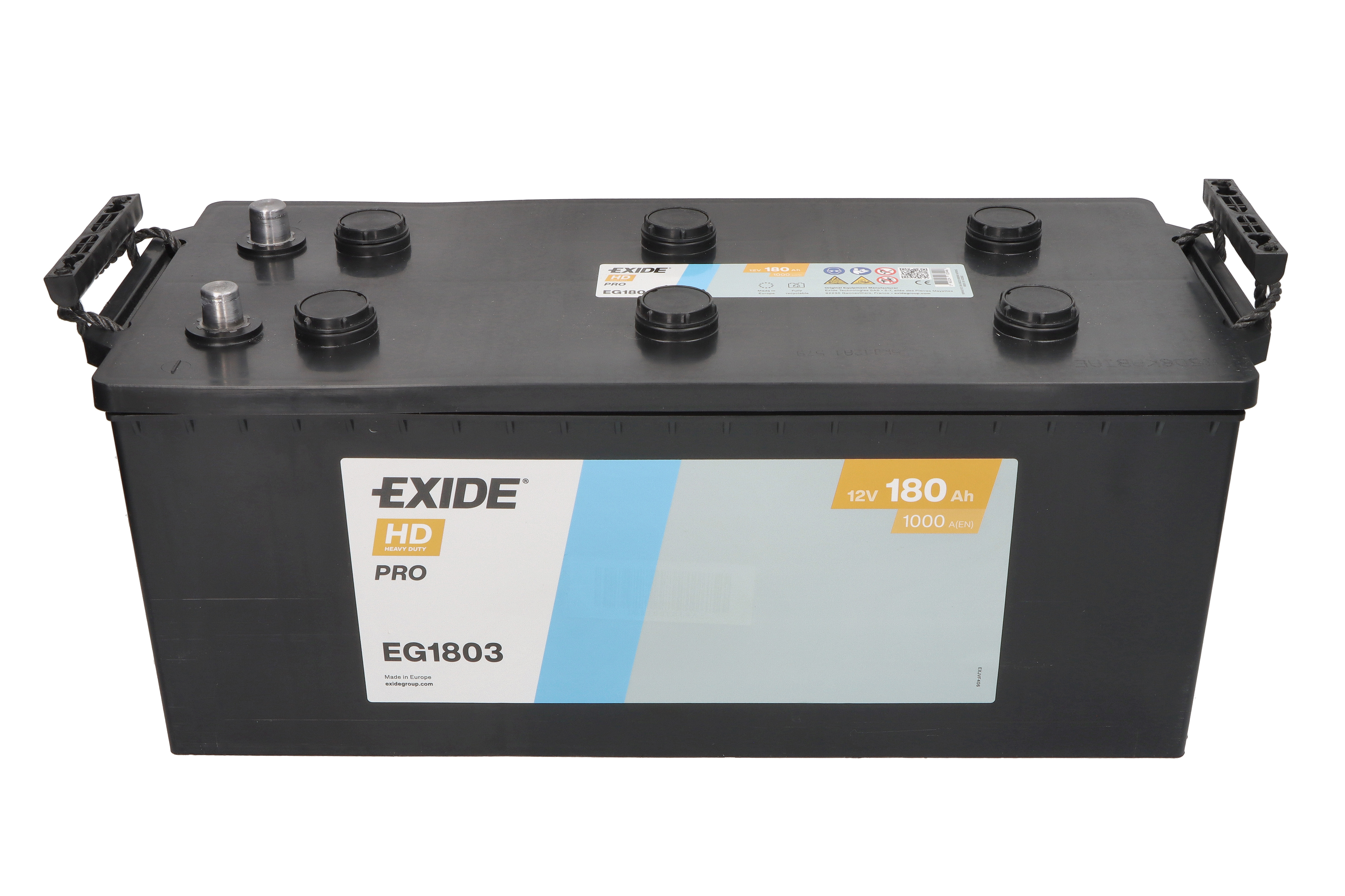 Акумуляторна батарея 180Ah/1000A (513x223x223/+L) StartPro Exide фото 6