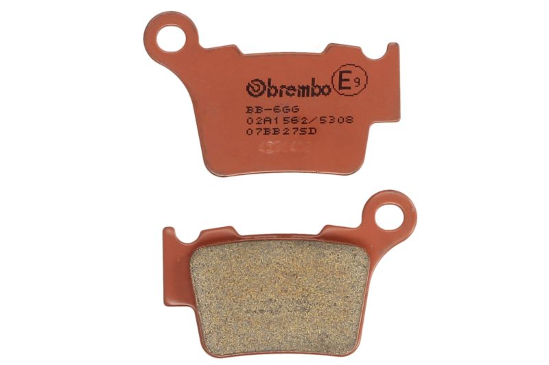 Levně BREMBO sada brzdových destiček, kotoučová brzda KTM EXC 450 08-11, EXC-R 450 08-11 (MT07BB27SD, 07BB2750, 2P299ST)