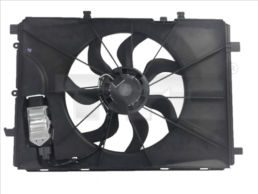Ventilator radiator (cu carcasa) potrivit MERCEDES A (W176), B SPORTS TOURER (W246, W242), CLA (C117), CLA SHOOTING BRAKE (X117), GLA (X156), SLK (R172) 1.5D-2.0 dupa 2011 [1]