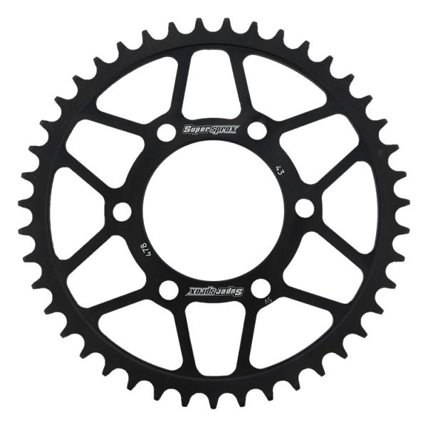 SUPERSPROX rear sprocket KAWASAKI EN 650 (VULCAN) 15-20, ER-6F 650 06-16, ER-6N 650 ABS 05-16, EX 650 R (NINJA) 06-19, KLE 650 (VERSYS ABS), (VERSYS) 07-20, Z 800, 800E, 650, 750R (ABS), 750 04-20, ZR 750S, 800 05-13, ZX-6R 600 (NINJA), 636 05-20, ZX-6RR