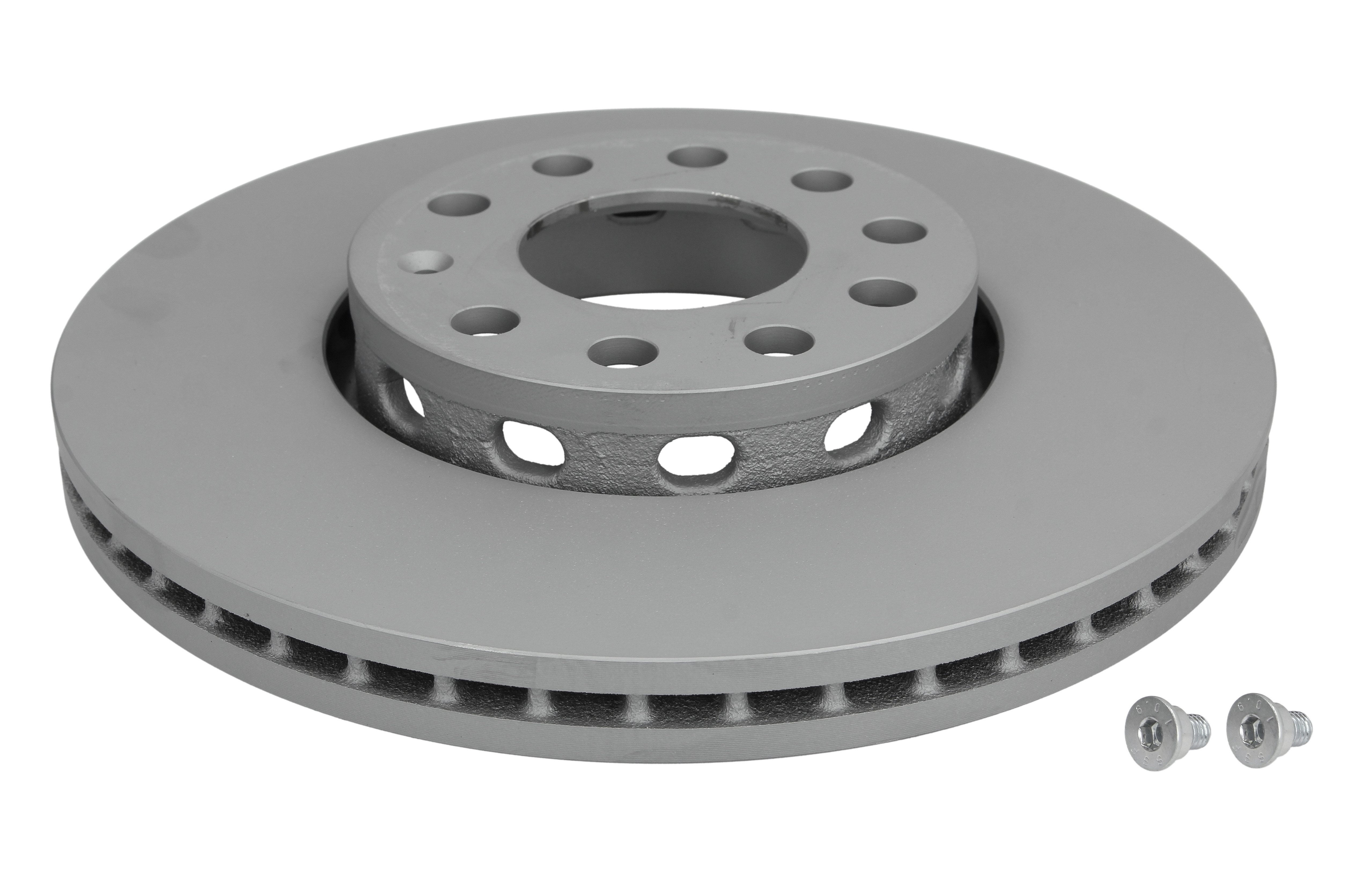 Диск гальмівний (передній) Audi A4/A6/VW Passat 95-08/Skoda Superb 02-08 (288x25) (з покр. )(вент.) ATE фото 9