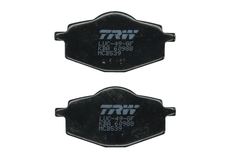 TRW ZF brake pads KH101 organic YAMAHA TDR 50 88-02, DT 80 85-97, DT 125 82-06, TDR 125 93-02, XT 350 85-95, XT 500 76-81, XT 600 87-03, XTZ 660 91-95, front/rear